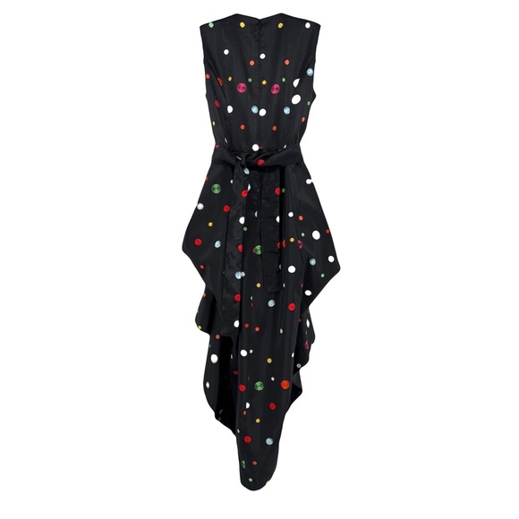 Samuel Dong dress runway dots print bubble polka dot - Picture 3 of 9